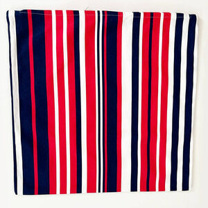 IKEA KNORRALG Red & Blue Striped 20" x 20" Pillow Cover